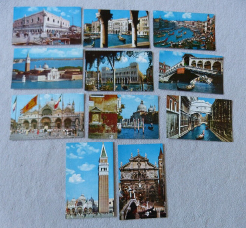 Venedig postkarten canal - 11,