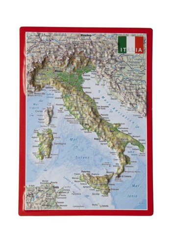 Reliefpostkarte italien - reliefpostkarte,