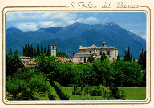 Alte postkarte felice del - -,