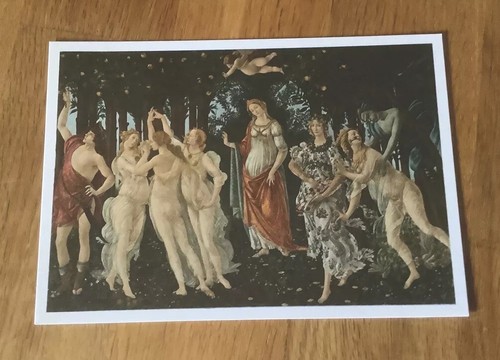 Postkarte botticelli la - , postkarte,