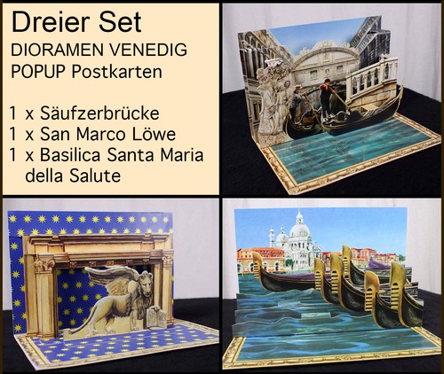 Popup postkarten dioramen - postkarten,