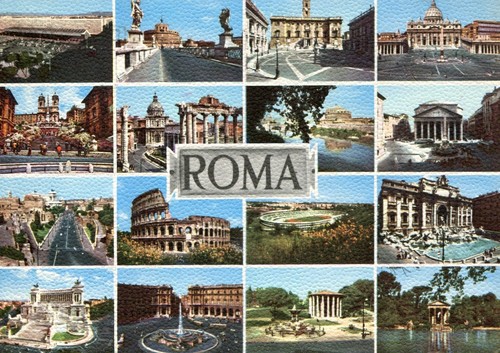 Alte postkarte roma - alte,
