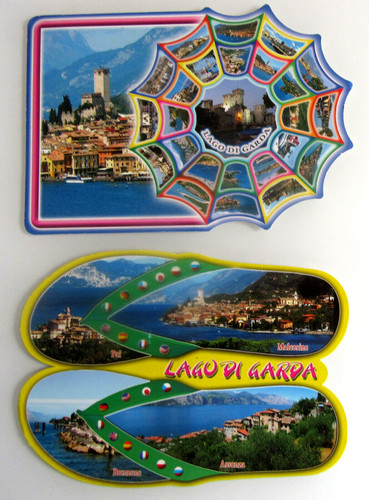 Postkarten lot italien lago - lot, 2x