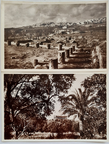 Postkarten lot agrigento - postkarten,