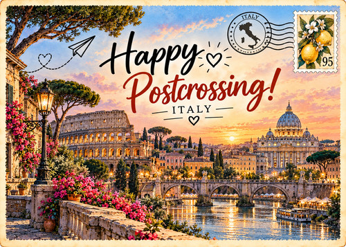 Happy postcrossing postkarte - happy,