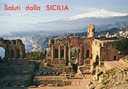 Alte postkarte saluti dalla - -,