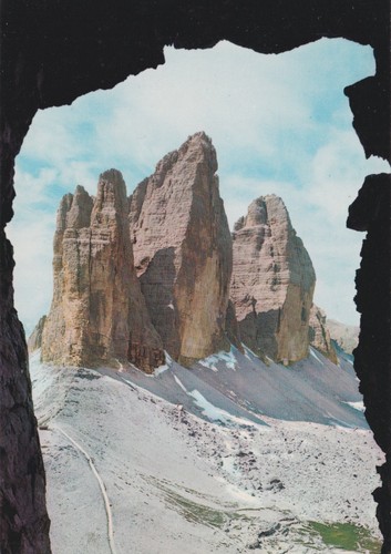 Alte postkarte tre cime - -,