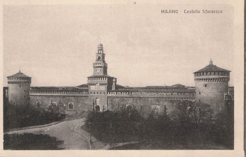 Milano castello - ak,