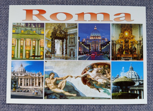 ältere postkarte rom - ältere,