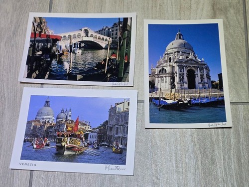 3er set postkarten - postkarten, venedig