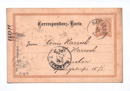 Correspondenzkarte naturns - correspondenzkarte,