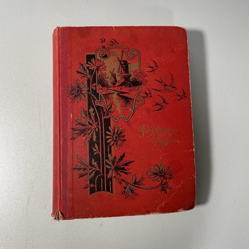 Antikes postkarten album mit - postkarten,