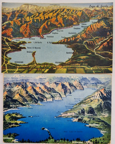 Postkarten lot italien - postkarten,