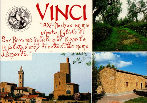 Alte postkarte vinci - -,