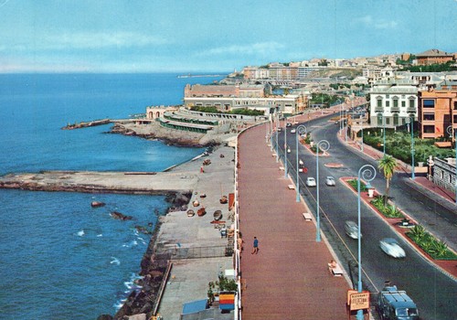 Italien postkarte genua - italien,